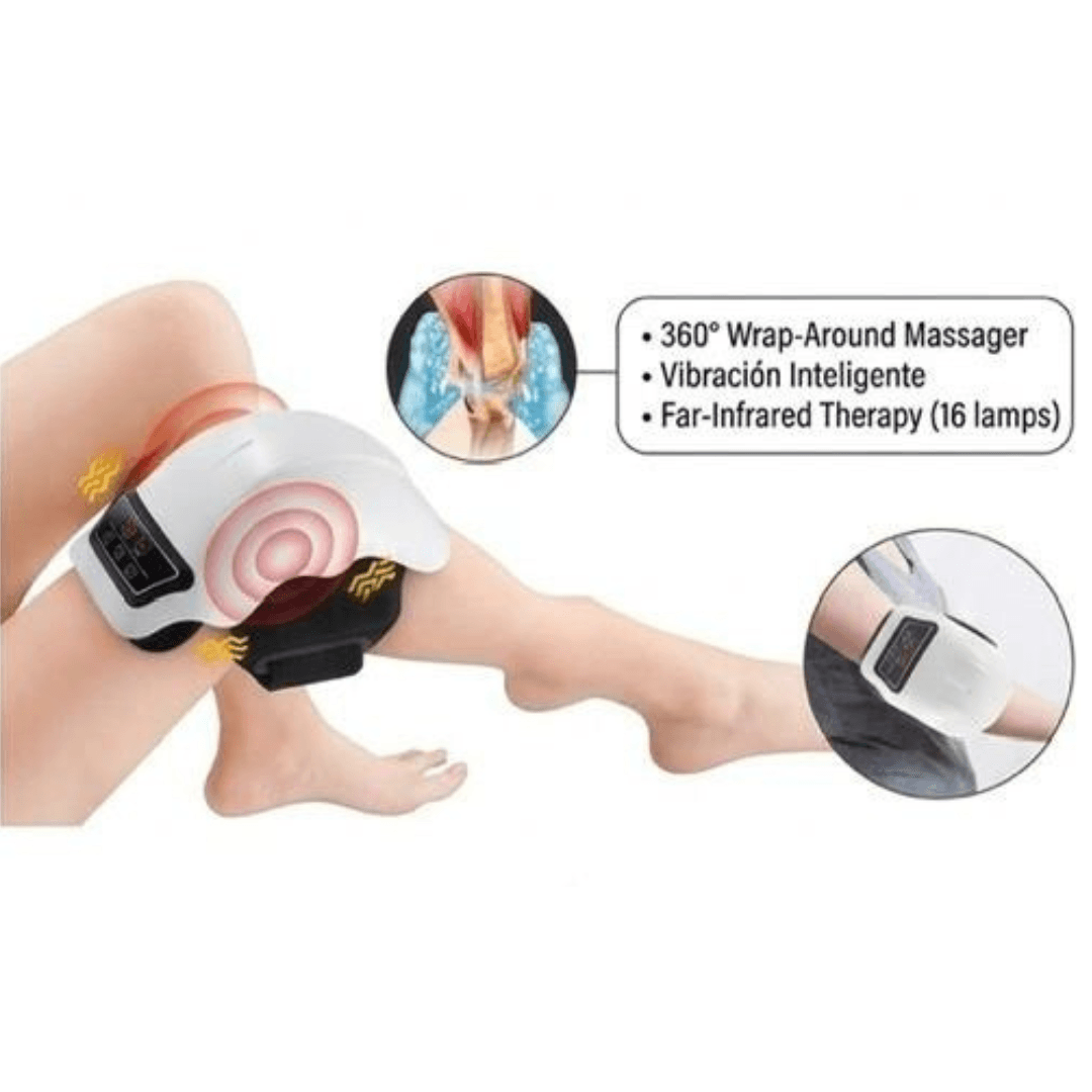 Masajeador Pro-Joint 360°: Alivio Inteligente para Rodillas, Hombros y Codos ✔