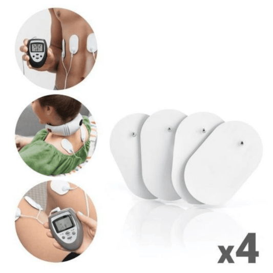 pack de 4 parches para masajeador de cuello y espalda electromagnético